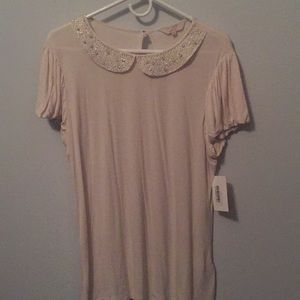 Ted Baker Embellished Collar viscose shirt